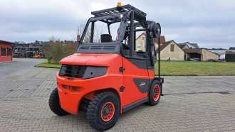 Wózki widłowe używane LINDE E60 ELEKTRO VIERRADFRONTSTAPLER (12876663)
