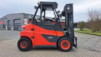 Wózki widłowe używane LINDE E60 ELEKTRO VIERRADFRONTSTAPLER (12876663)