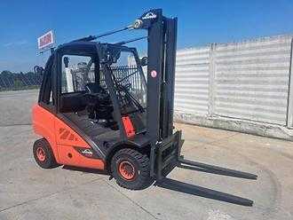 Wózki widłowe używane LINDE H 25 DIESEL VIERRADFRONTSTAPLER (13064229)