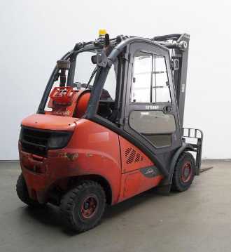 Wózki widłowe używane LINDE H 30 T EVO 393-02 GAS VIERRADFRONTSTAPLER (13062206)