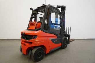 Wózki widłowe używane LINDE H 35 T 1202 GAS VIERRADFRONTSTAPLER (13008201)