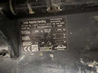 Wózki widłowe używane LINDE H 35T-01 GAS VIERRADFRONTSTAPLER (13066822)