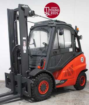 Wózki widłowe używane LINDE H 45 T EVO 394-02 GAS VIERRADFRONTSTAPLER (13027811) backdrop