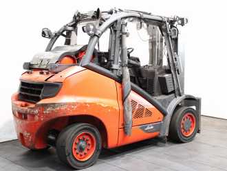 Wózki widłowe używane LINDE H 50 T-02/600 394 GAS VIERRADFRONTSTAPLER (13067899)