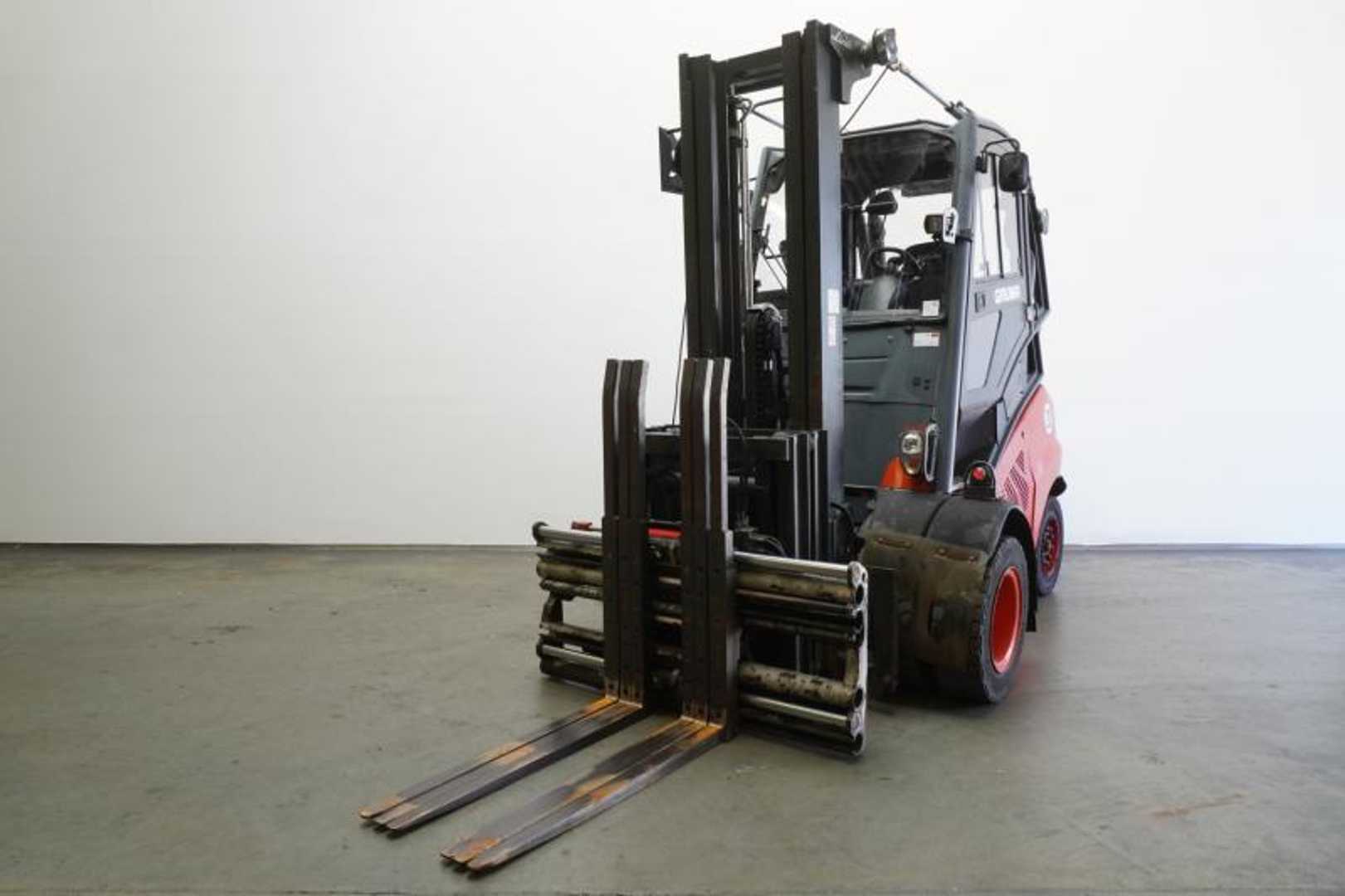 Wózki widłowe używane LINDE H 50 T EVO 394-02 GAS VIERRADFRONTSTAPLER (13056392)