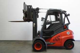 Wózki widłowe używane LINDE H 50 T EVO 394-02 GAS VIERRADFRONTSTAPLER (13056392)