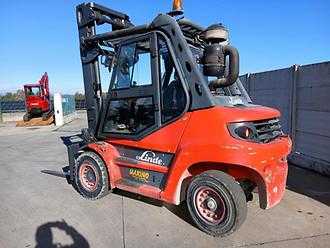 Wózki widłowe używane LINDE H 60 DIESEL VIERRADFRONTSTAPLER (13032635)