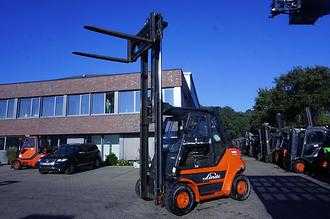 Wózki widłowe używane LINDE H 60D-03 - Zinkenverstellgerät DIESEL VIERRADFRONTSTAPLER (13074362)
