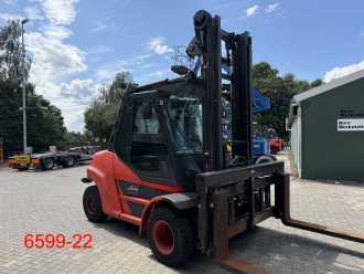 Wózki widłowe używane LINDE H 80 D 03 / 900 DIESEL VIERRADFRONTSTAPLER (13061078)