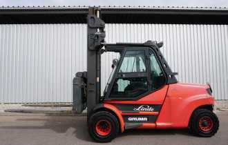 Wózki widłowe używane LINDE H 80 D/1100 396-02 DIESEL VIERRADFRONTSTAPLER (12809414)