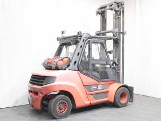 Wózki widłowe używane LINDE H 80 T-03/900 396 GAS VIERRADFRONTSTAPLER (13064340)