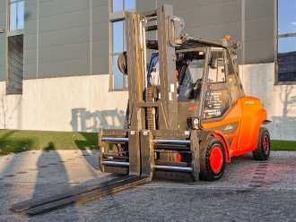 Wózki widłowe używane LINDE H 80D-03/1100 DIESEL VIERRADFRONTSTAPLER (12955708)