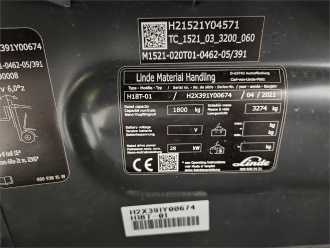 Wózki widłowe używane LINDE H18T GAS VIERRADFRONTSTAPLER (13019806)