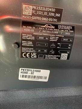 Wózki widłowe używane LINDE H20D/391 DIESEL VIERRADFRONTSTAPLER (12797849)