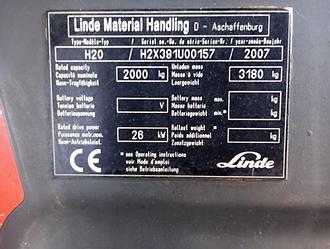 Wózki widłowe używane LINDE H20D DIESEL VIERRADFRONTSTAPLER (13047219)