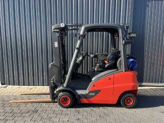 Wózki widłowe używane LINDE H20T-01 GAS VIERRADFRONTSTAPLER (13065773)