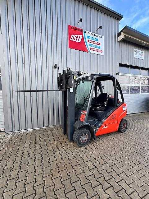 Wózki widłowe używane LINDE H20T 392 GAS VIERRADFRONTSTAPLER (13022455)