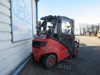 Wózki widłowe używane LINDE H25T-02 EVO GAS VIERRADFRONTSTAPLER (13037398)