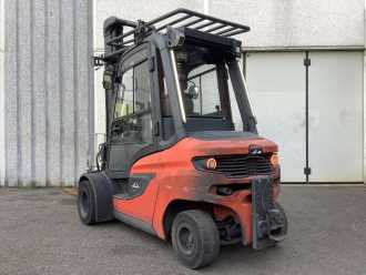 Wózki widłowe używane LINDE H30D-01 DIESEL VIERRADFRONTSTAPLER (12916142)