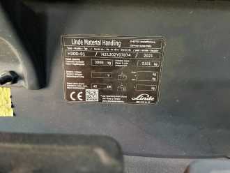 Wózki widłowe używane LINDE H30D-01 DIESEL VIERRADFRONTSTAPLER (13038477)