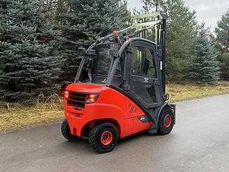 Wózki widłowe używane LINDE H30D DIESEL VIERRADFRONTSTAPLER (12770807)