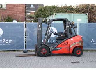 Wózki widłowe używane LINDE H35D DIESEL VIERRADFRONTSTAPLER (13041284) backdrop