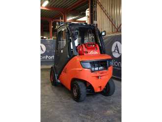 Wózki widłowe używane LINDE H35T-01 GAS VIERRADFRONTSTAPLER (13041283)