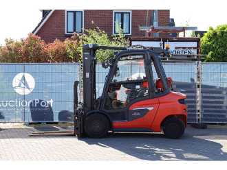 Wózki widłowe używane LINDE H35T-01 GAS VIERRADFRONTSTAPLER (13041285)