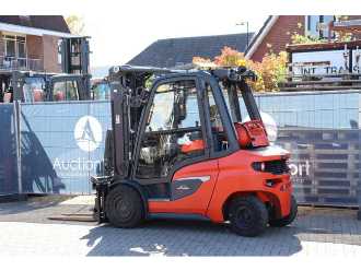 Wózki widłowe używane LINDE H35T-01 GAS VIERRADFRONTSTAPLER (13041285)