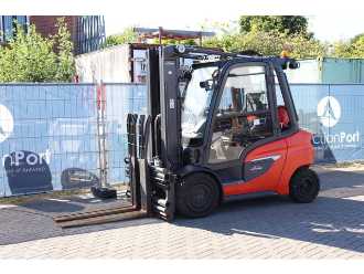Wózki widłowe używane LINDE H35T-01 GAS VIERRADFRONTSTAPLER (13041285)