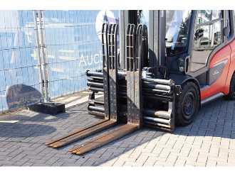 Wózki widłowe używane LINDE H35T-01 GAS VIERRADFRONTSTAPLER (13041285)