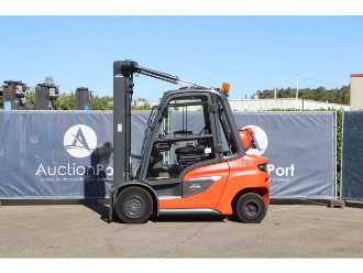 Wózki widłowe używane LINDE H35T-01 GAS VIERRADFRONTSTAPLER (13041329)
