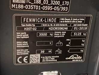 Wózki widłowe używane LINDE H35T-02 GAS VIERRADFRONTSTAPLER (13038093)