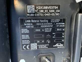Wózki widłowe używane LINDE H35T-02 GAS VIERRADFRONTSTAPLER (13070471)