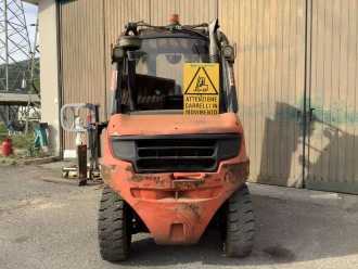 Wózki widłowe używane LINDE H40D-01 DIESEL VIERRADFRONTSTAPLER (13036481)