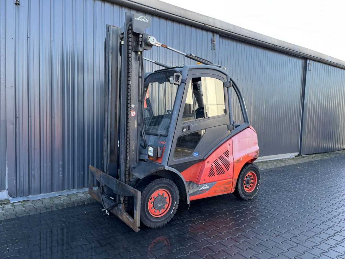 Wózki widłowe używane LINDE H40D-02 DIESEL VIERRADFRONTSTAPLER (13069221)