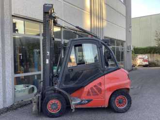 Wózki widłowe używane LINDE H40D-02 DIESEL VIERRADFRONTSTAPLER (13075243)