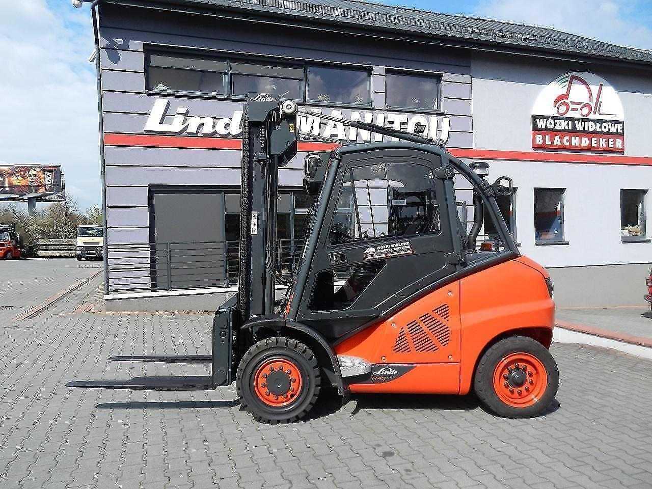 Wózki widłowe używane LINDE H40D-02 Stabau sideshift fork positioner DIESEL VIERRADFRONTSTAPLER (12999459)