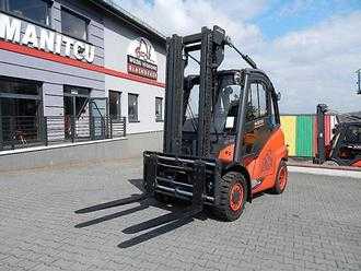 Wózki widłowe używane LINDE H40D-02 Stabau sideshift fork positioner DIESEL VIERRADFRONTSTAPLER (12999459)