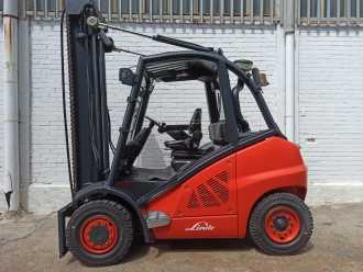 Wózki widłowe używane LINDE H40D DIESEL VIERRADFRONTSTAPLER (13040231)