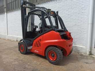 Wózki widłowe używane LINDE H40D DIESEL VIERRADFRONTSTAPLER (13040231)
