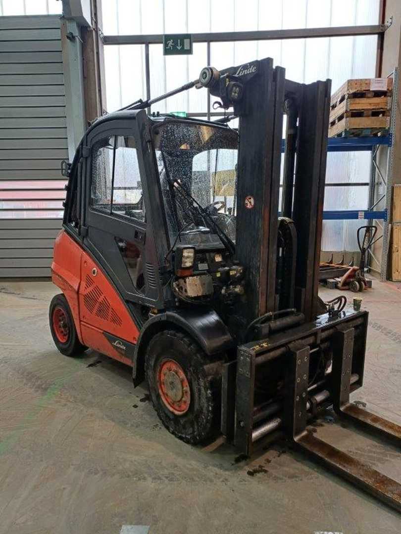 Wózki widłowe używane LINDE H45D-01 DIESEL VIERRADFRONTSTAPLER (13055641)