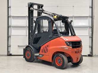 Wózki widłowe używane LINDE H45D-02 DIESEL VIERRADFRONTSTAPLER (13044330)