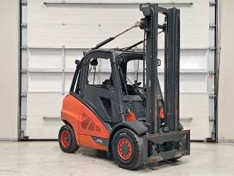 Wózki widłowe używane LINDE H45D-02 DIESEL VIERRADFRONTSTAPLER (13044330)