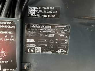 Wózki widłowe używane LINDE H45T-02 GAS VIERRADFRONTSTAPLER (13072656)