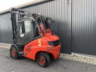 Wózki widłowe używane LINDE H45T-02 GAS VIERRADFRONTSTAPLER (13075977)