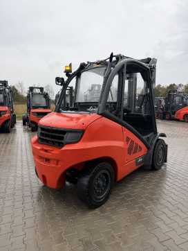 Wózki widłowe używane LINDE H50D-02/600 DIESEL VIERRADFRONTSTAPLER (13075335)