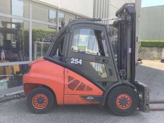 Wózki widłowe używane LINDE H50D-02/600 ELEKTRO VIERRADFRONTSTAPLER (13055313)