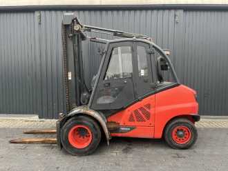 Wózki widłowe używane LINDE H50D-02 DIESEL VIERRADFRONTSTAPLER (13045004)