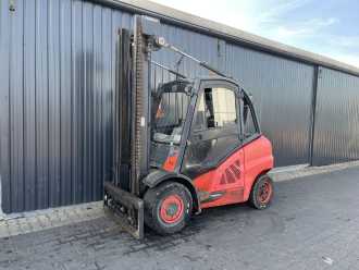 Wózki widłowe używane LINDE H50D-02 DIESEL VIERRADFRONTSTAPLER (13066520) backdrop
